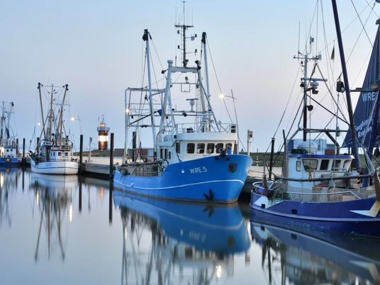 Kutterhafen Wremen Abendstimmung
