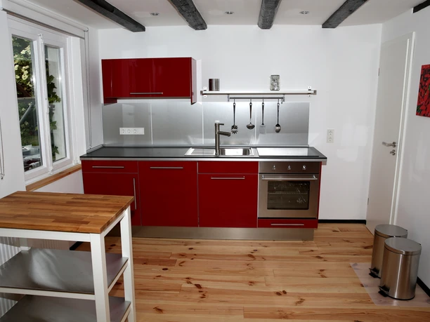 Küche Ferienhaus "Einfach schön am Wasserfall"