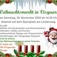Weihnachtsmarkt in Visquard Zu sehen ist das Plakat zum Weihnachtsmarkt in Visquard