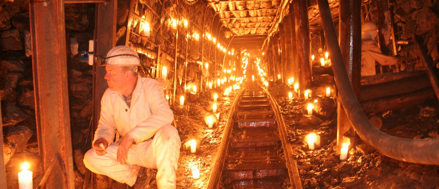 De Rabenstein bij kaarslicht, het verloop van de tunnel