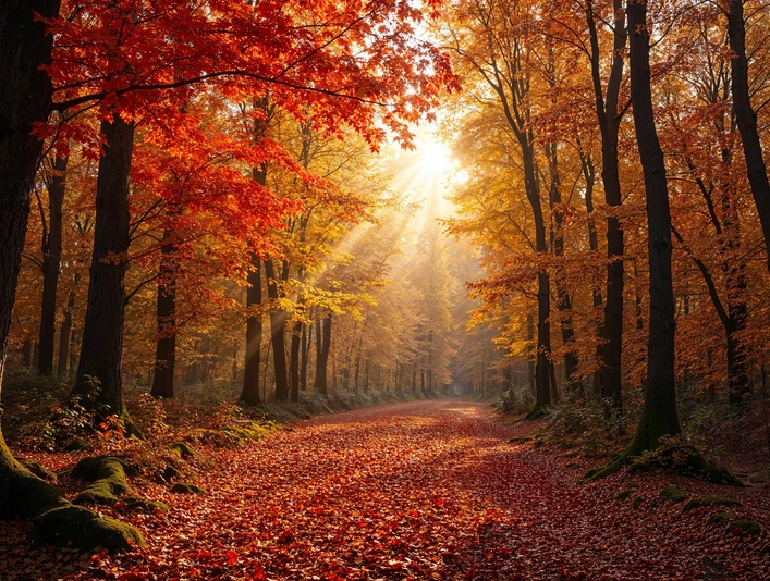 Bad Driburg_Herbstwald.jpg Herbstlicher Wald in leuchtenden Farben