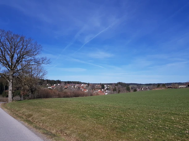 Blick zurück auf Untermusbach