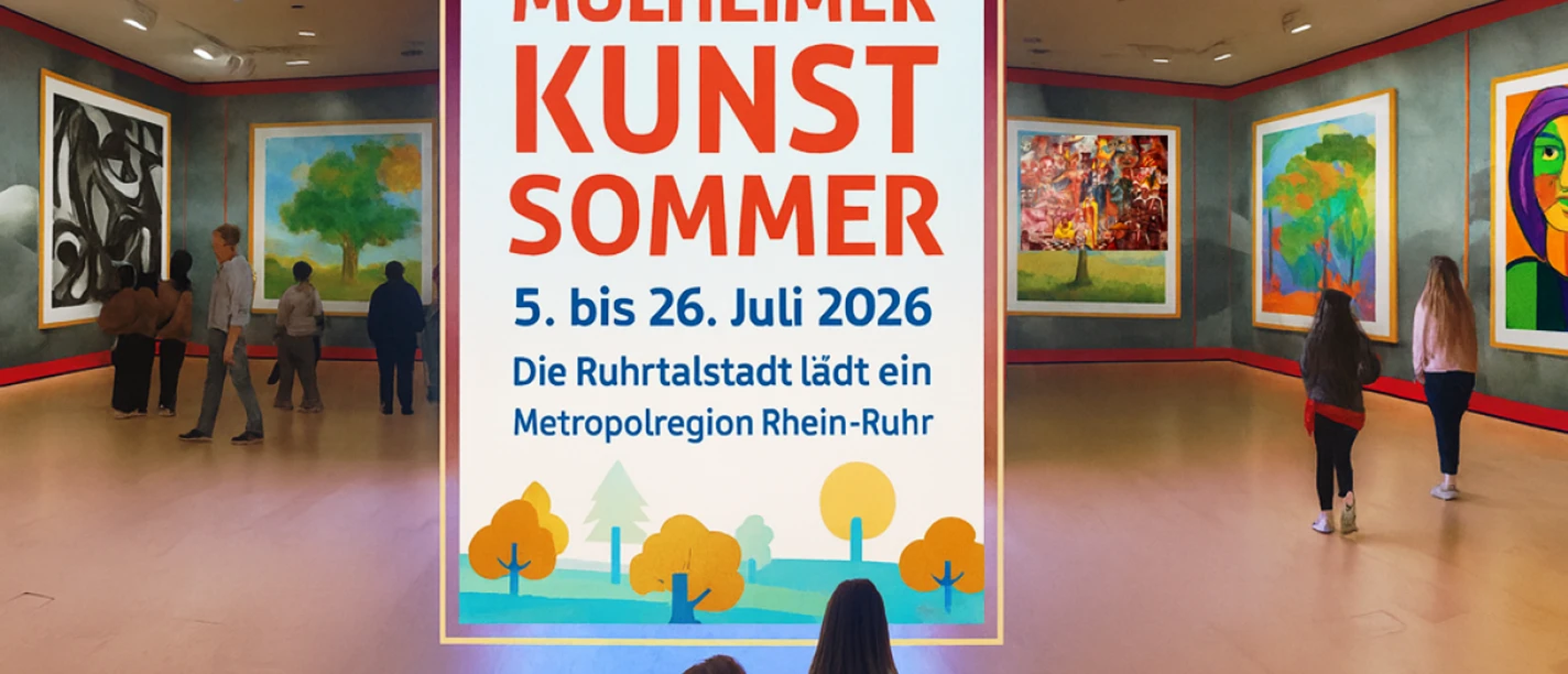 Mülheimer Kunstsommer 2026 - Ruhrtalstadt Mülheim - Metropolregion Rhein-Ruhr
