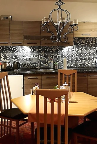 Der Essplatz in der Ferienwohnung in Bülstedt Der Essplatz in der Ferienwohnung in Bülstedt