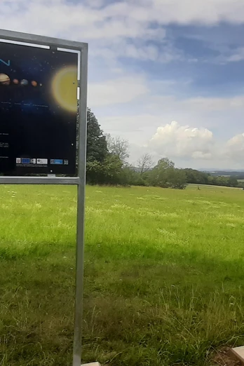 Pluto Planetenlehrpfad Vöhl