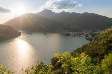 Aussicht von Morschach auf Brunnen