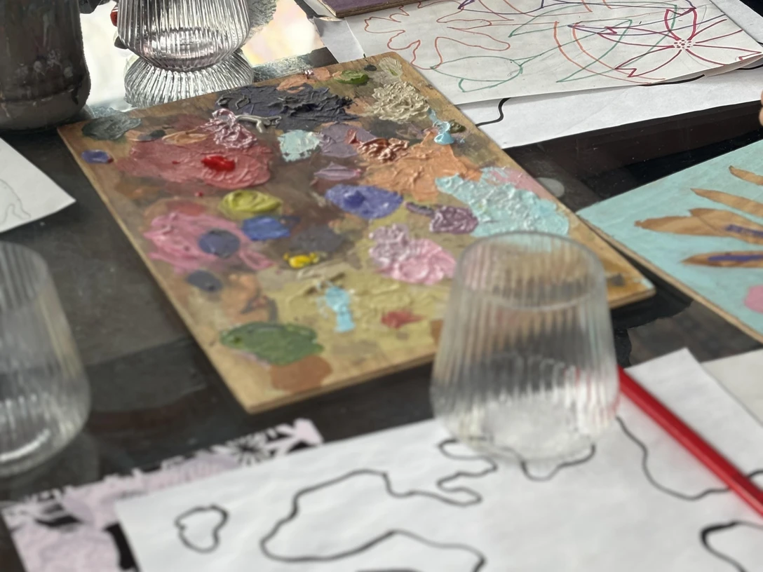 Acrylmalerei Salon Walter