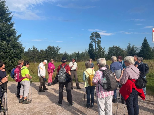 Wandergruppe im Grünen