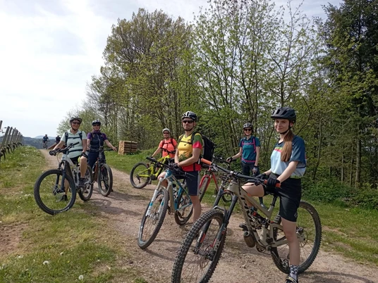 Mountainbiker Gruppenbild