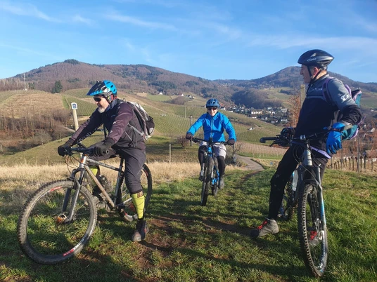 Gruppenbild Mountainbiker