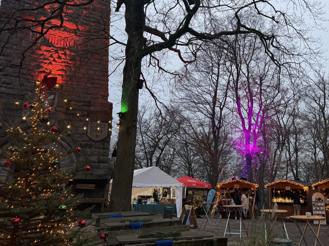 Wintermarkt am Bismarckturm