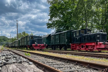 Der Museumszug am Zechenbahnhof