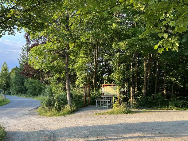 Wanderparkplatz in Schmallenberg-Jagdhaus am Rothaarsteig.