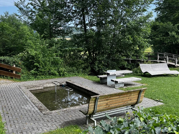 Tretbecken im Hagen in Fleckenberg