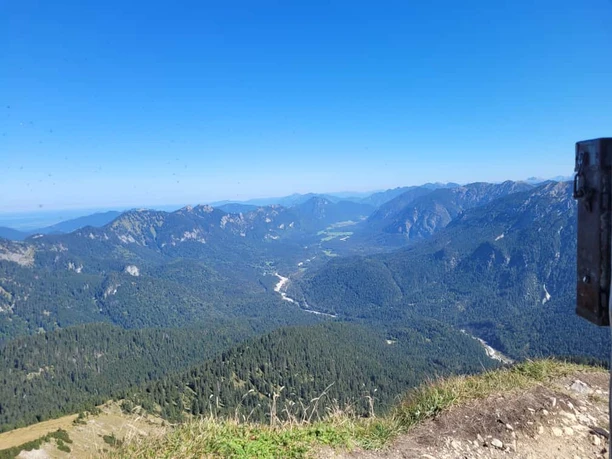 Scheinbergspitze - Blick in das Graswangtal