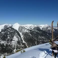 Skitour Kreuzspitze - Blick auf den Scheinberg
