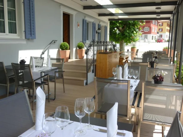 Terrasse Gasthaus Engel in Sachseln