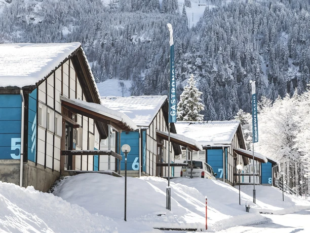 Gruppenunterkunft Sportcamp Melchtal im Winter