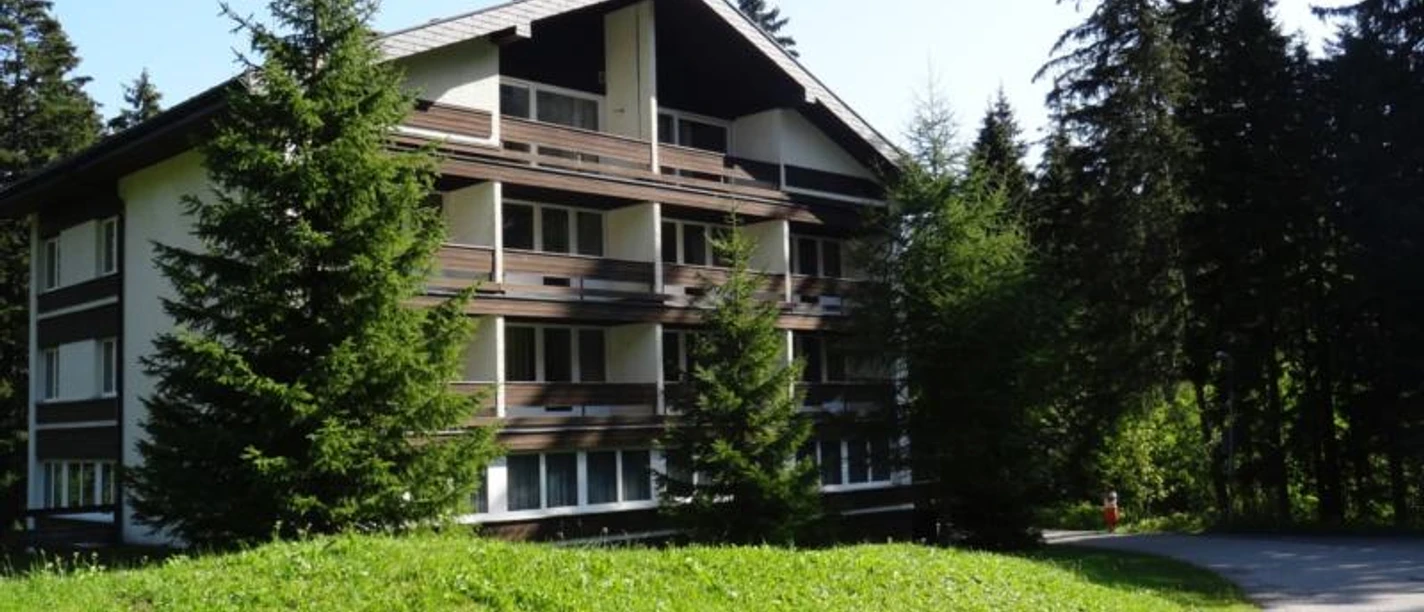 Skihaus Aussenansicht Sommer
