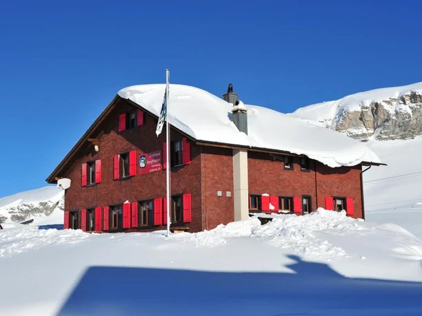 Gruppenunterkunft Bergfrieden im Winter