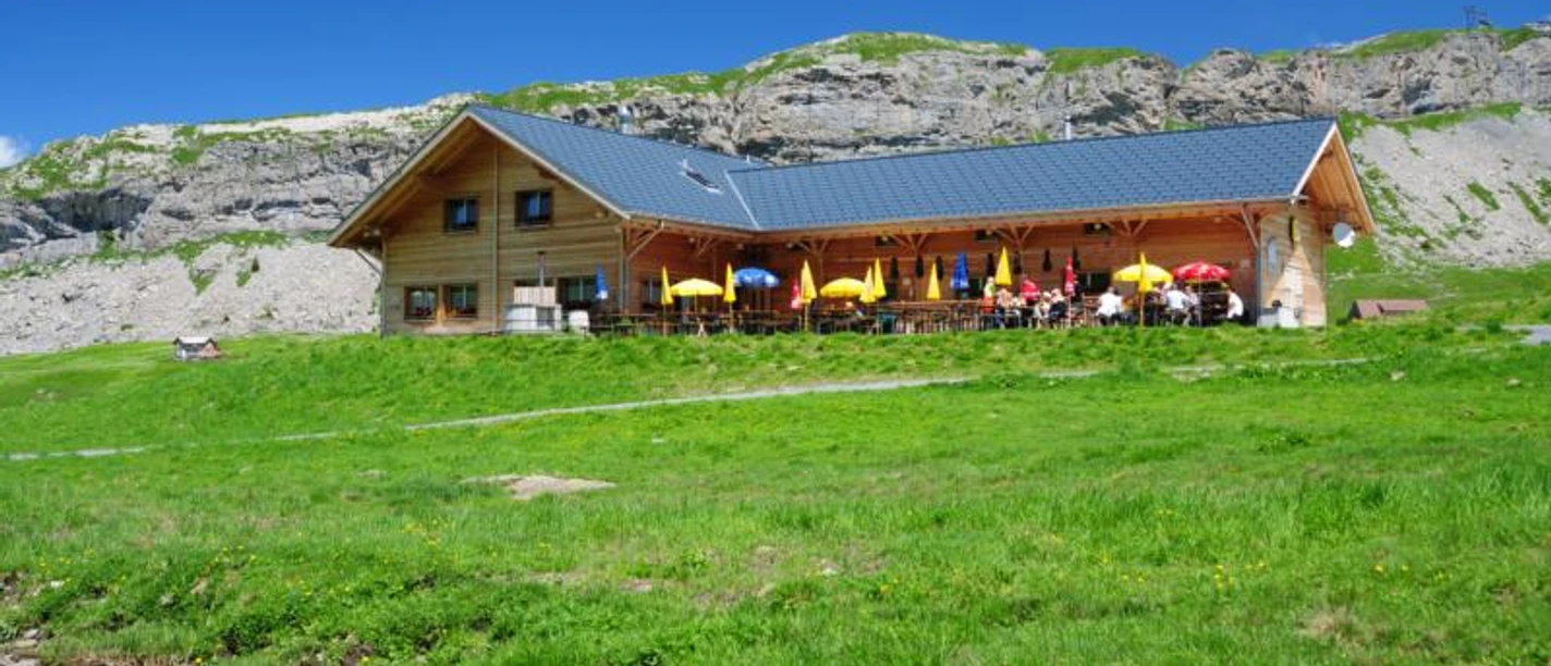 Bergrestaurant Erzegg im Sommer