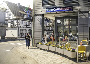 Eiscafé von außen