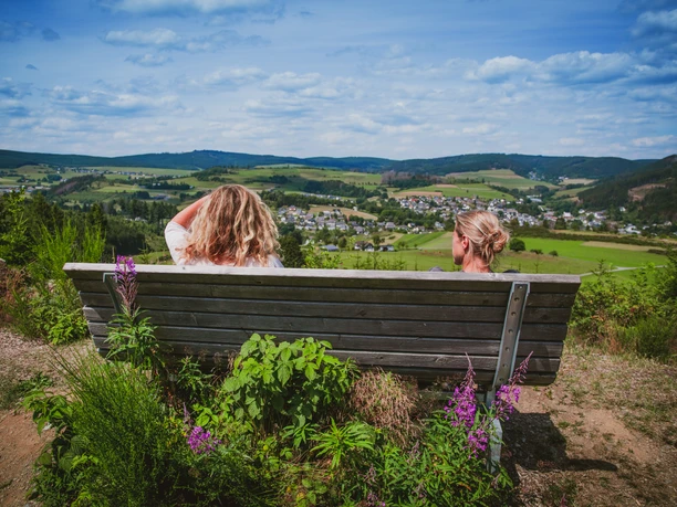 Panoramablick Hohe Ley Feudingen
