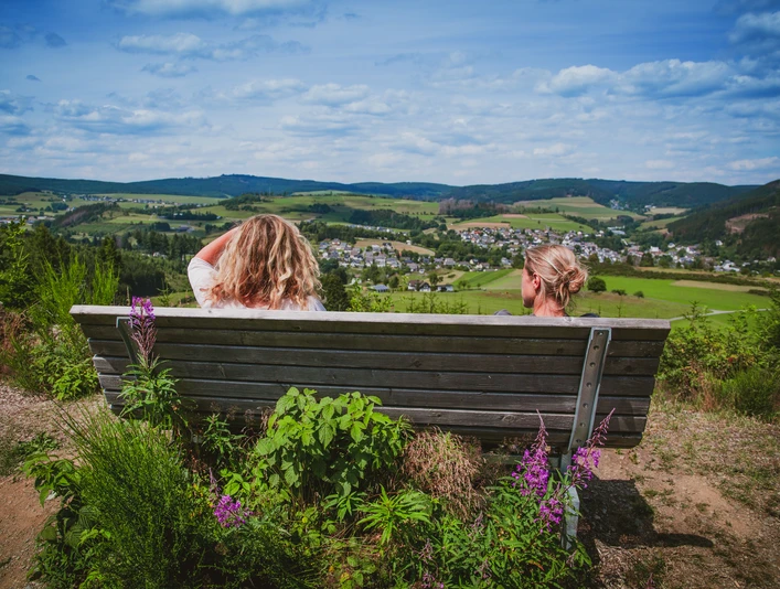 Panoramablick Hohe Ley Feudingen