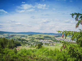 Panoramablick Hohe Ley Feudingen