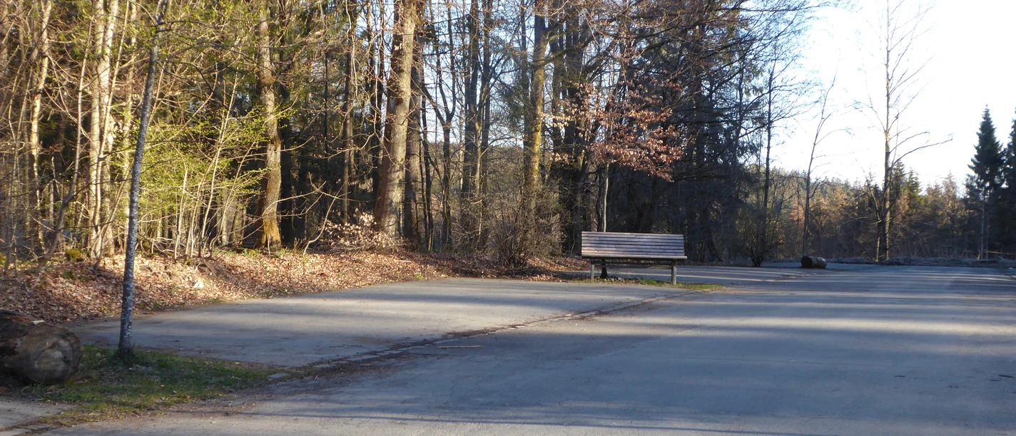 Parken an der Siegquelle.
