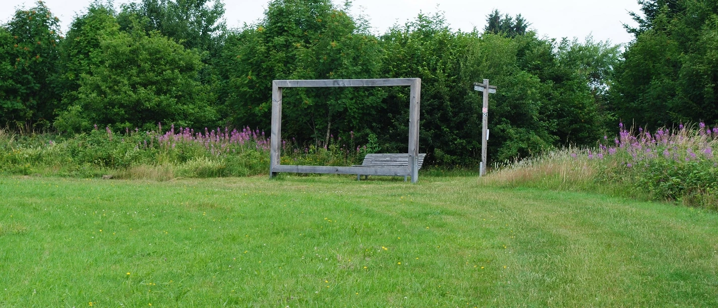 Landschaftsrahmen Fenster zum Westerwald