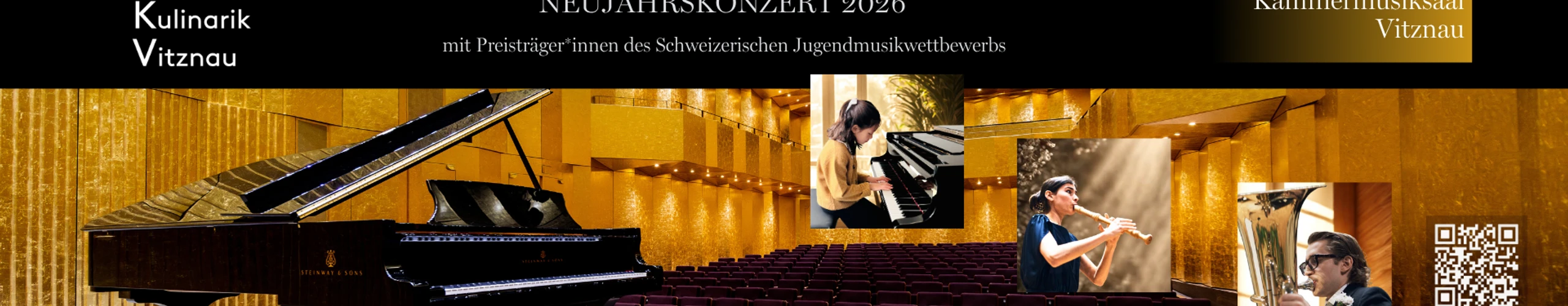 Neujahrskonzert im goldenen Kammermusiksaal