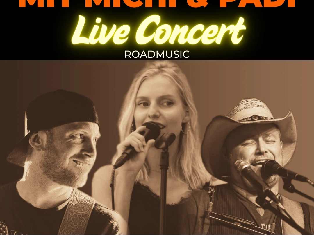 Black and Orange Modern Acoustic Night Live Concert Instagram Post