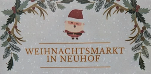 Billede fra flyeren til julemarkedet i Neuhof