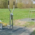 Outdoor Fitnessgeräte an der Freisportfläche am Salzgittersee