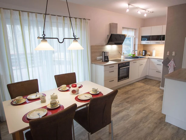 Fewo am Iberg 20, Esszimmer und Küche Fewo am Iberg 20, Esszimmer und Küche
