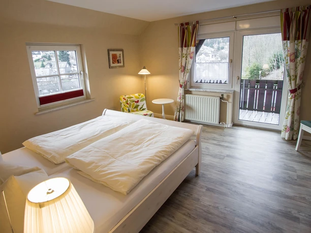 Fewo am Iberg 20, Schlafzimmer Talseite Fewo am Iberg 20, Schlafzimmer Talseite