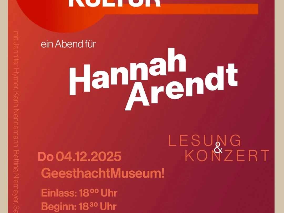 Ein Abend für Hannah Arendt