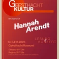 Ein Abend für Hannah Arendt