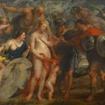 Das Rubens-Gemälde "Siegreicher Held" im Rubenssaal des Siegerlandmuseums