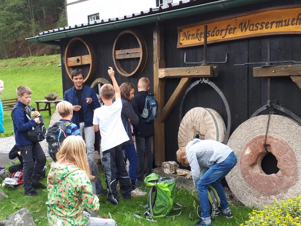 Kinderführung Wassermühle Nenkersdorf