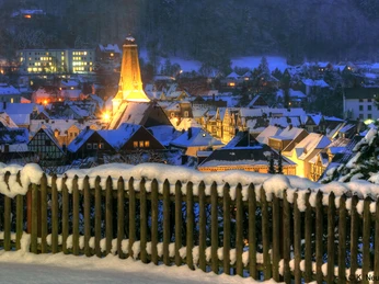 Altstadt Bad Laasphe bei Nacht