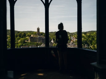 Aussicht vom Bismarcktempel bei Dillenburg