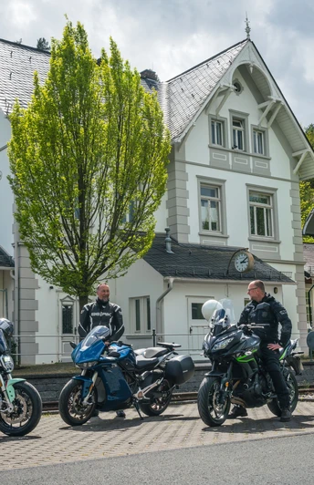 Start am Bahnhof Deuz