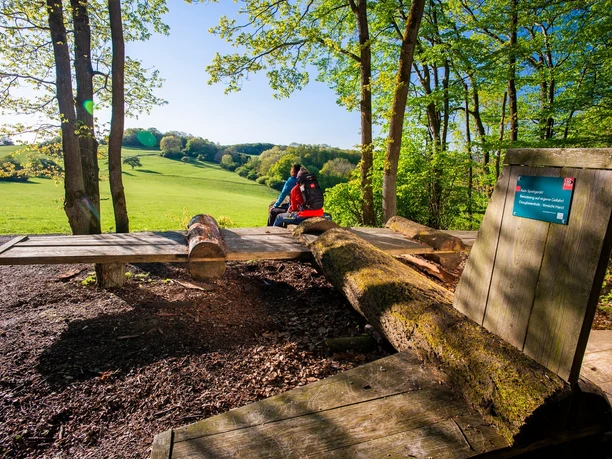 Sitzmöglichkeiten mit schöner Aussicht