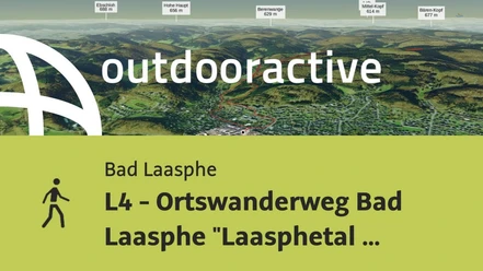 Wanderung in Bad Laasphe: L4 - Ortswanderweg Bad Laasphe "Laasphetal und Butzeberg"