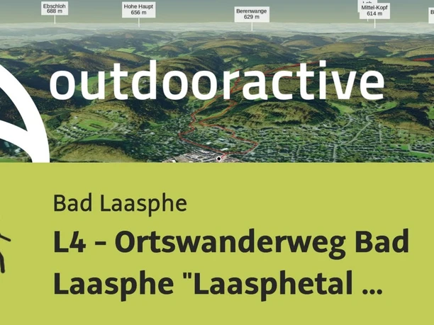 Wanderung in Bad Laasphe: L4 - Ortswanderweg Bad Laasphe "Laasphetal und Butzeberg"