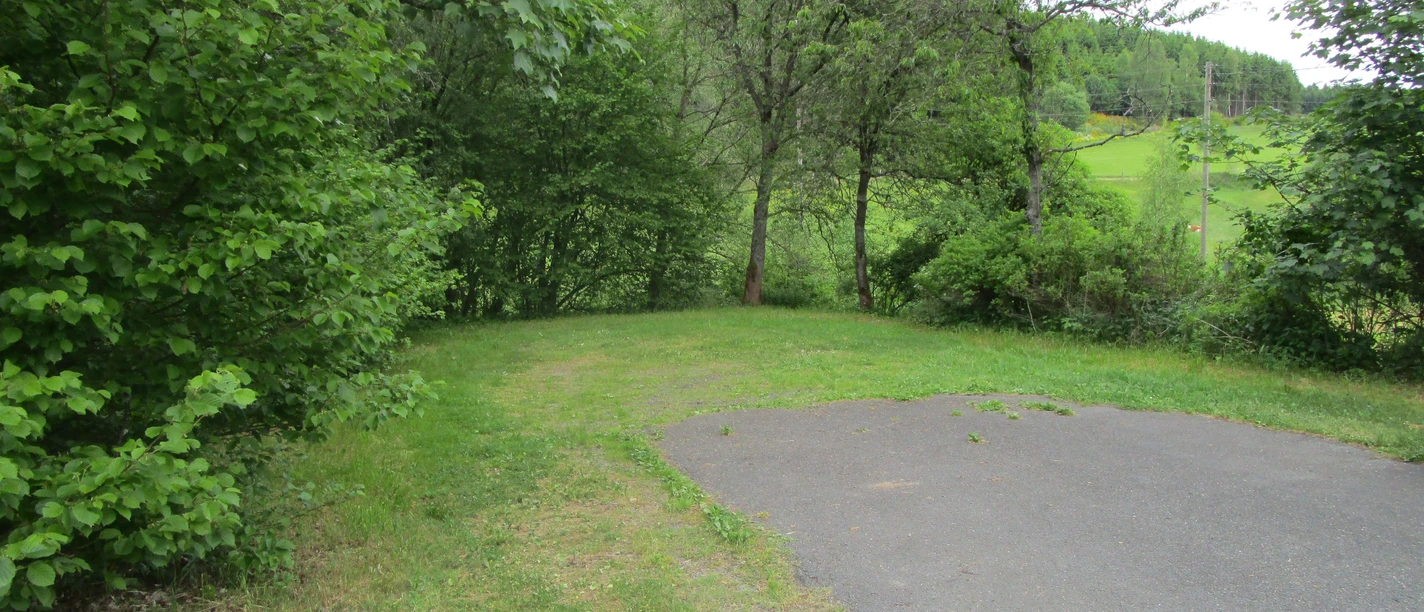 Wanderparkplatz als Ausgangspunkt für Wanderungen im Elberndorftal