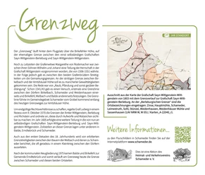 Flurschild "Grenzweg"