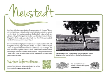 Flurschild "Neustadt"